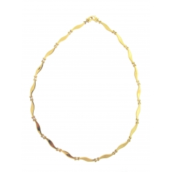 14Kt Yellow Gold Wave Design Necklace (24.80gr)